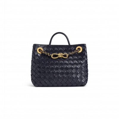 BOTTEGA VENETA SMALL ANDIAMO CHAIN NOCTURNAL 786008VCPP14184 (25*20*10cm)